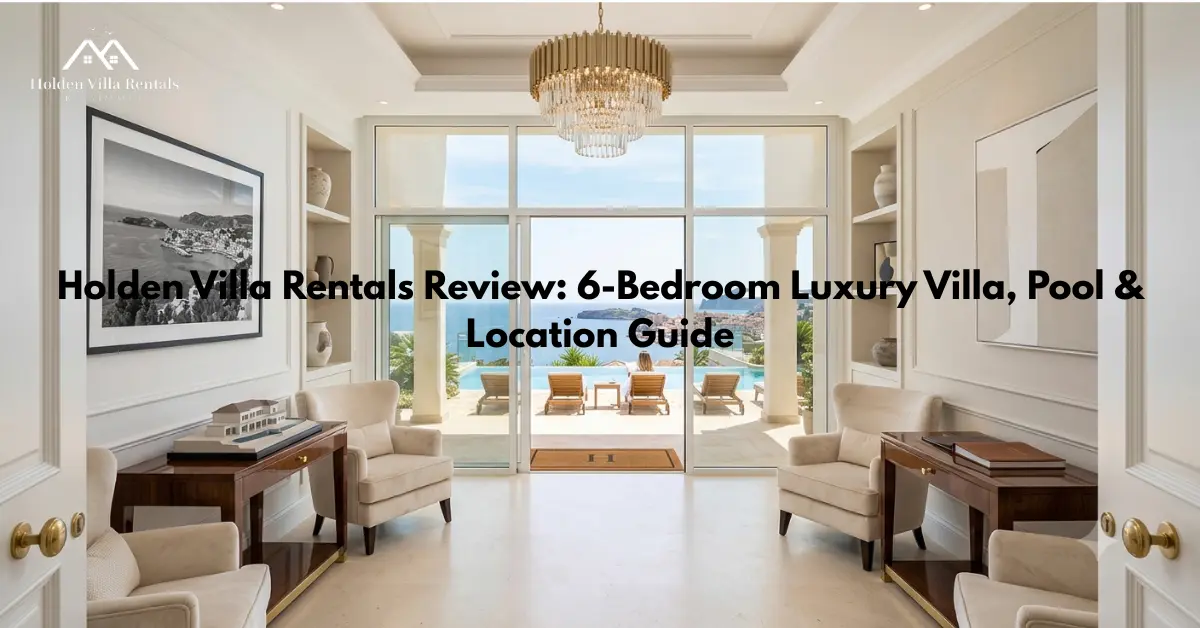 Exterior view of Holden Villa Rentals 6-bedroom luxury villa near Disney World