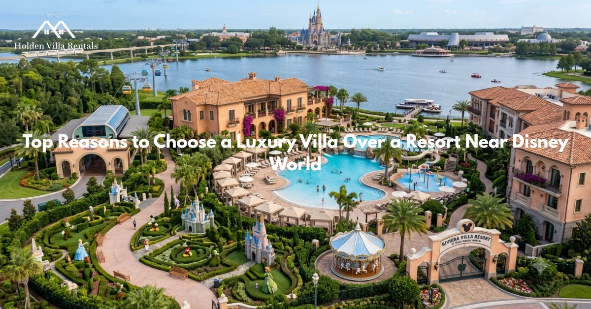 Luxury 3 bedroom villa near Disney World with private pool