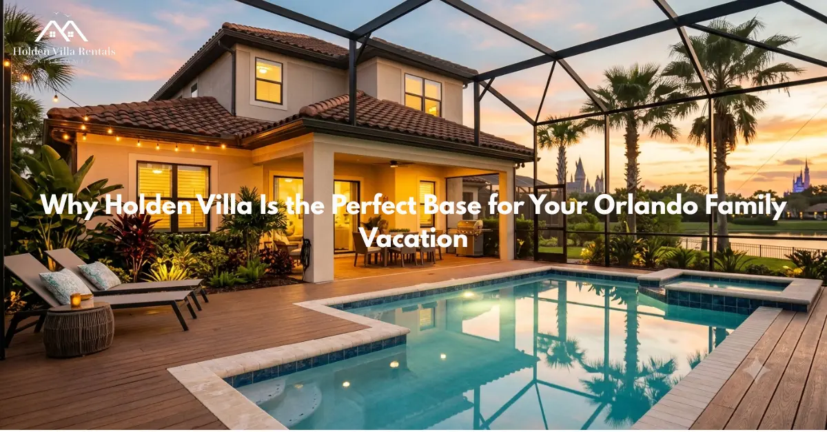 Holden Villa luxury vacation rental exterior with pool in Kissimmee FL